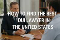 How to Find the Best DUI Lawyer in the United States